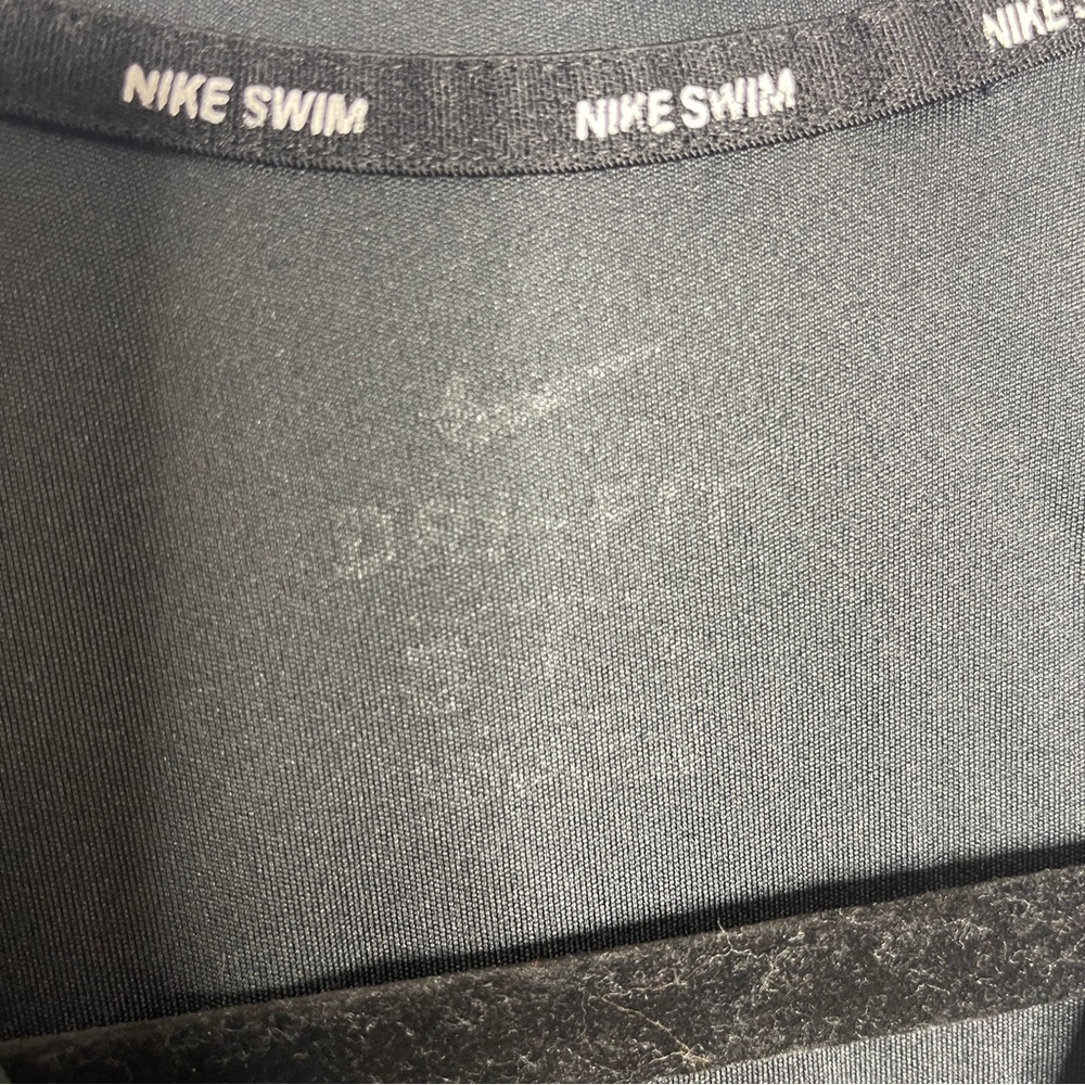 Nike Swim Black Dri-Fit Rash Guard - Picture 5 of 9